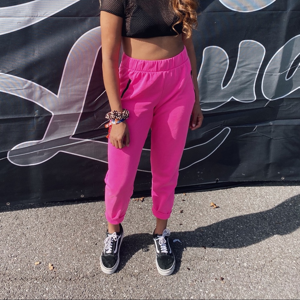 Hot Pink Joggers